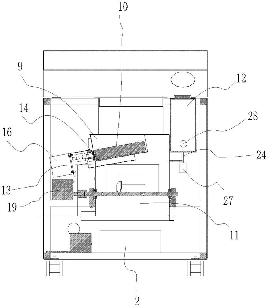 Domestic kitchen waste phase change water production degradation treatment system and treatment method thereof