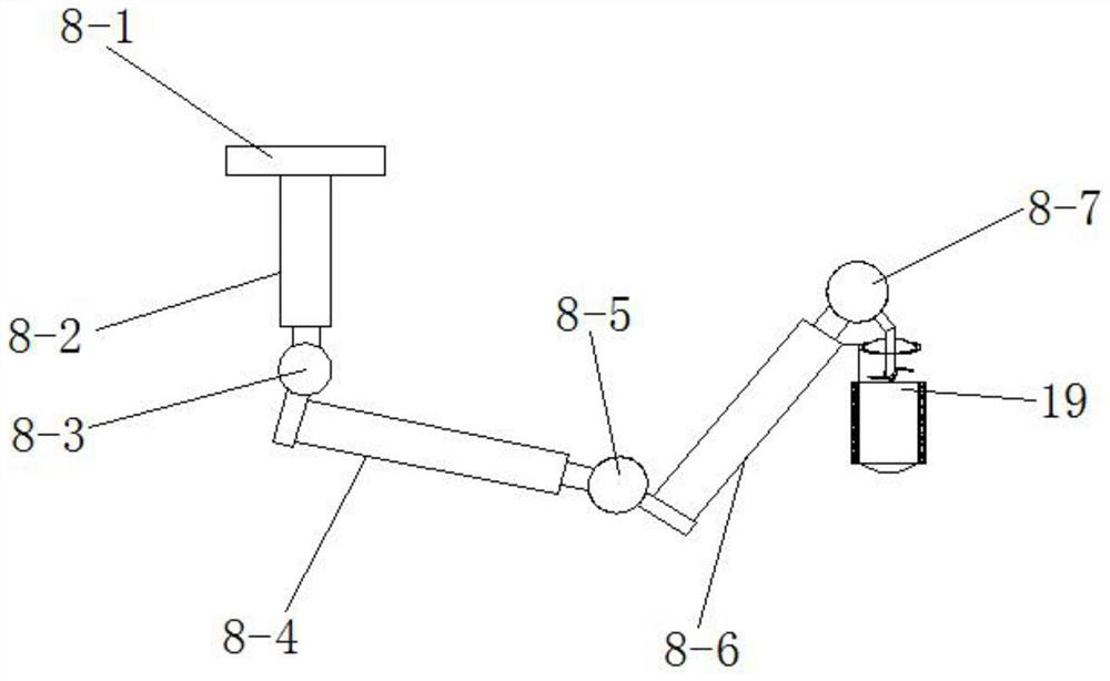 A microwave heating vehicle for accurately repairing road surface diseases