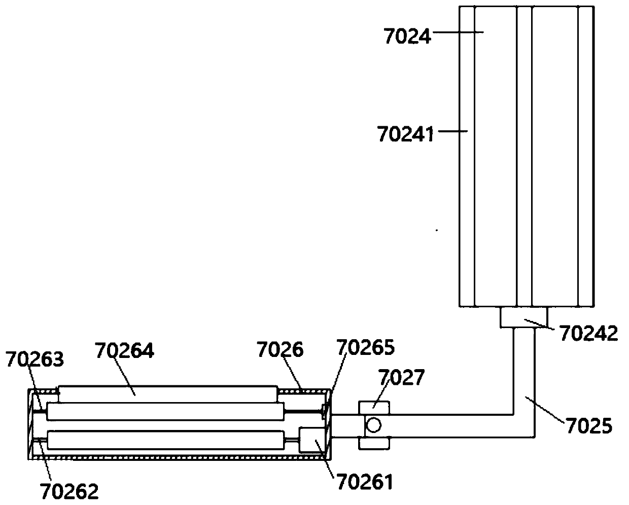 Kelp airing device