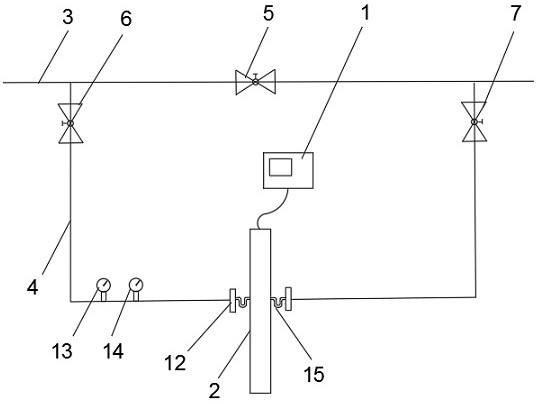 Online chromaticity detection device in naphtha heat exchange process