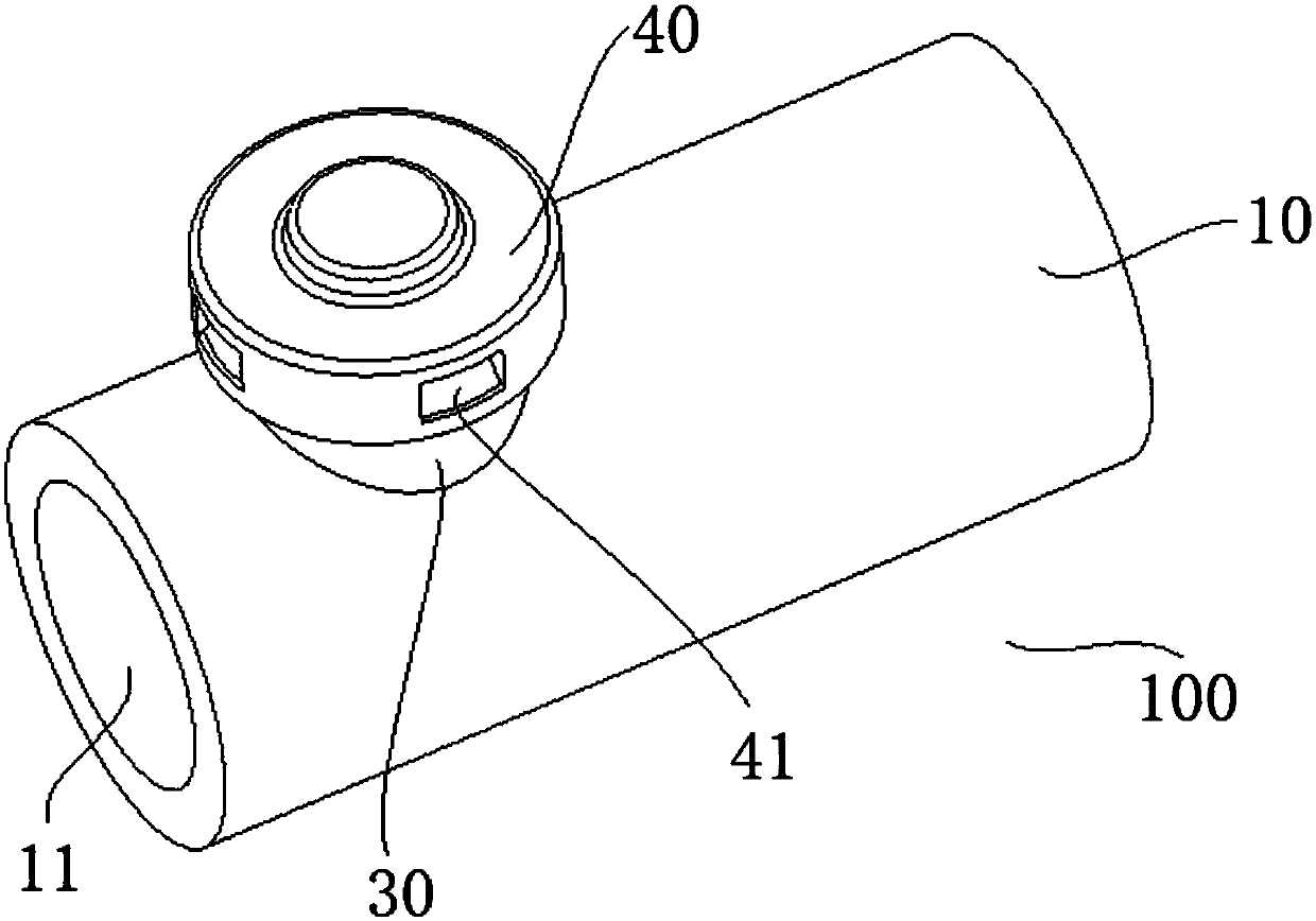 Quick connector of crankcase ventilation system