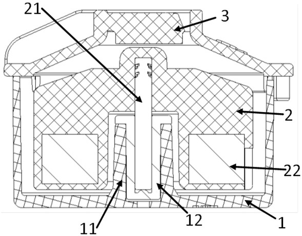 Split type water pump