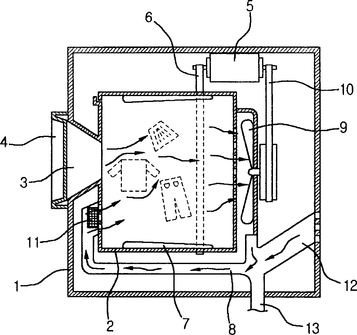 Detecting method for drier and its drier heater abnormality