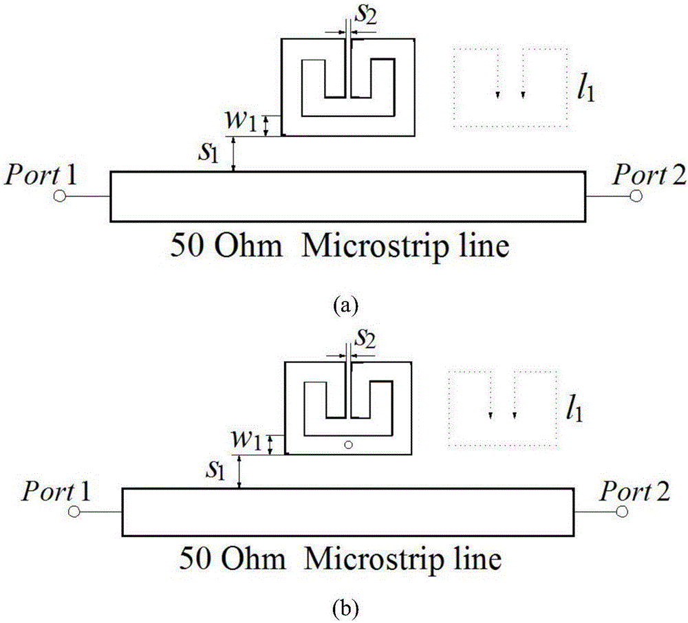 Four-mode resonator loaded with high-impedance lines