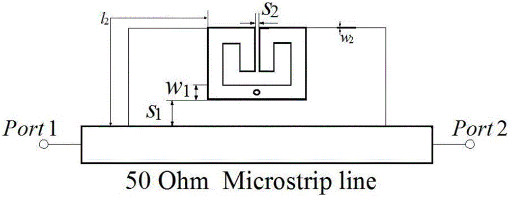 Four-mode resonator loaded with high-impedance lines