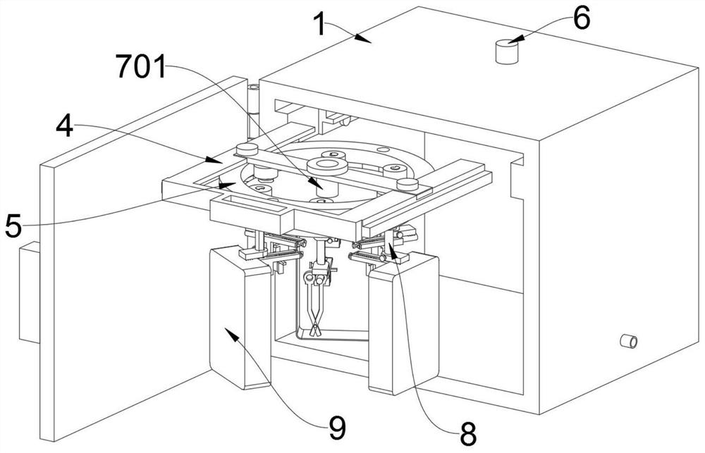 Rectangular disinfection box for cleaning medical instruments