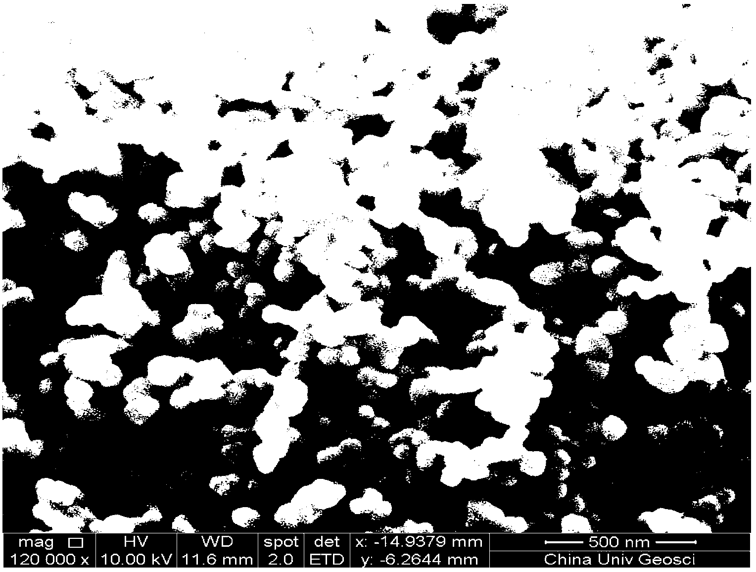 Method for dispersing nano calcium carbonate powder material in aqueous solution