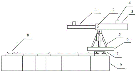 Flaw detection sliding rail device