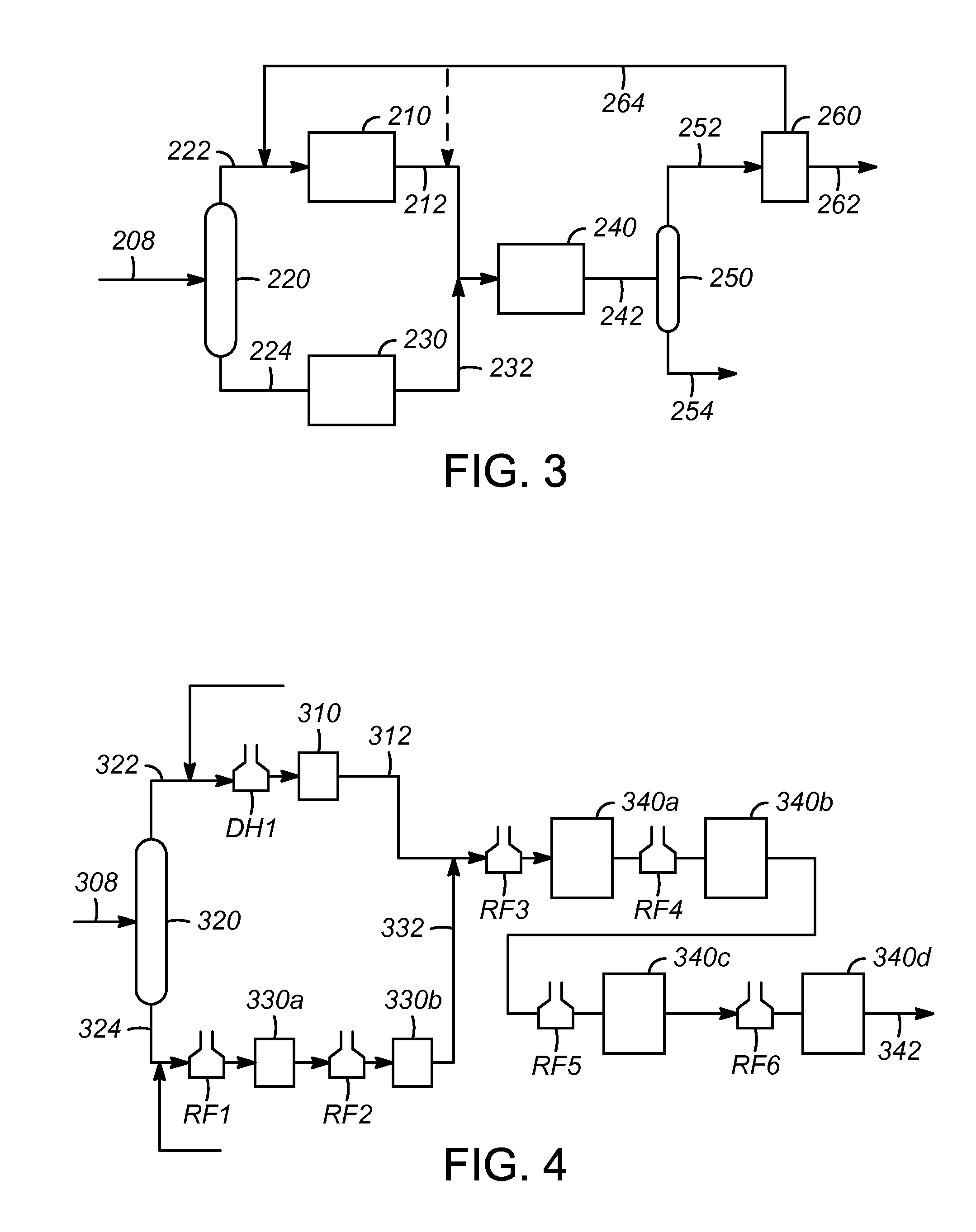 Initial hydrotreating of naphthenes with subsequent high temperature reforming