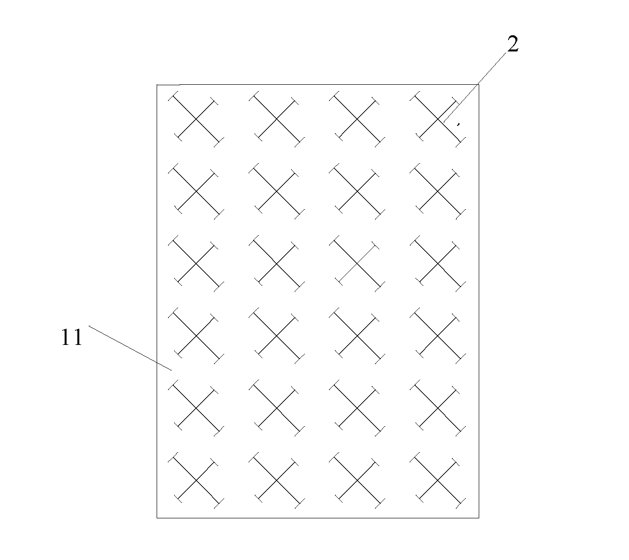 Polarization converter made of meta material