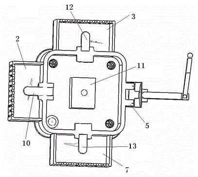 Detection robot based on negative pressure adsorption