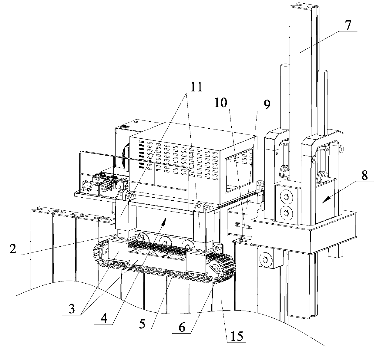 Pile pressing equipment