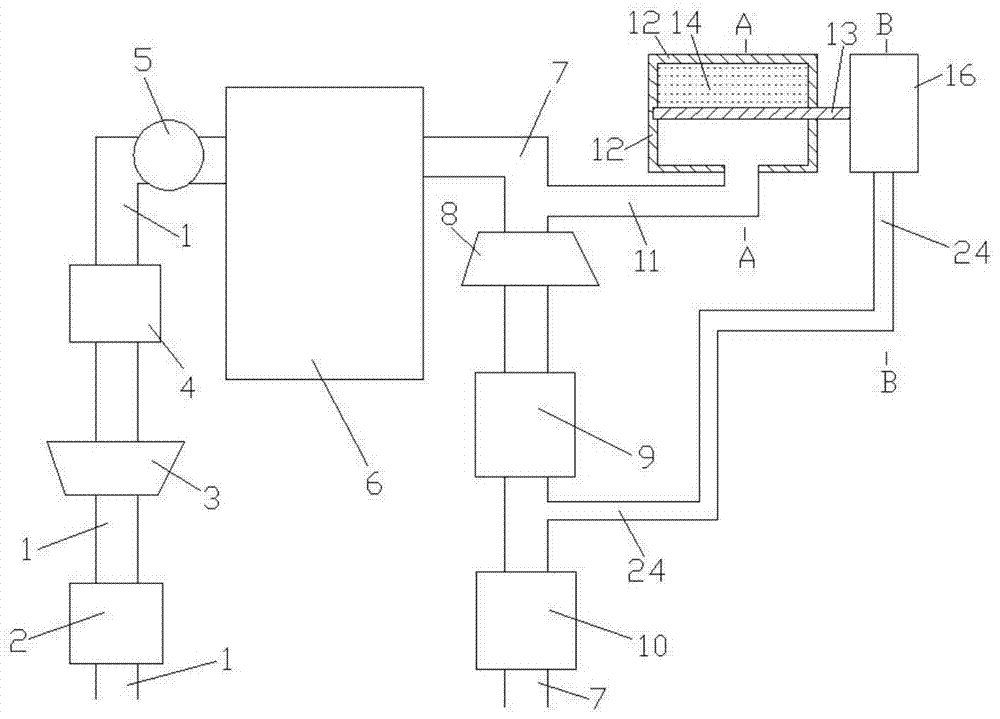 Pulse energy increasing device in low-speed working condition