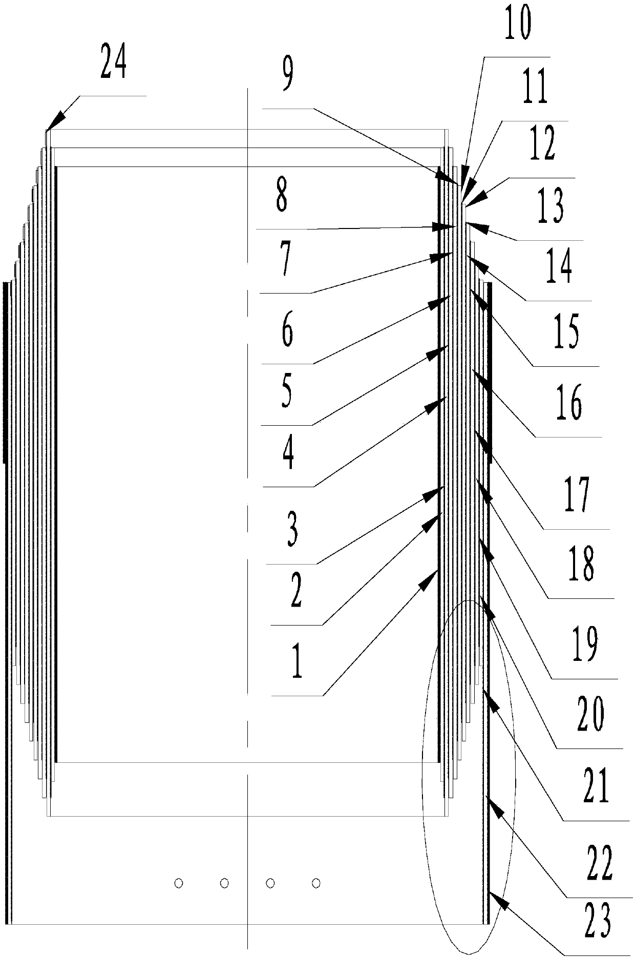 Connecting structure of transformer wire outgoing device