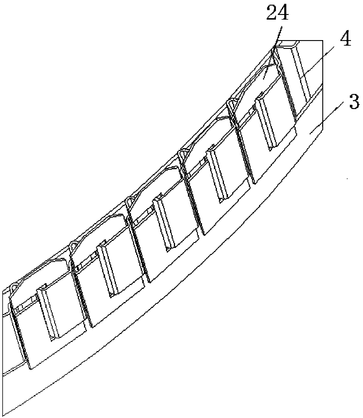 Connecting structure of transformer wire outgoing device