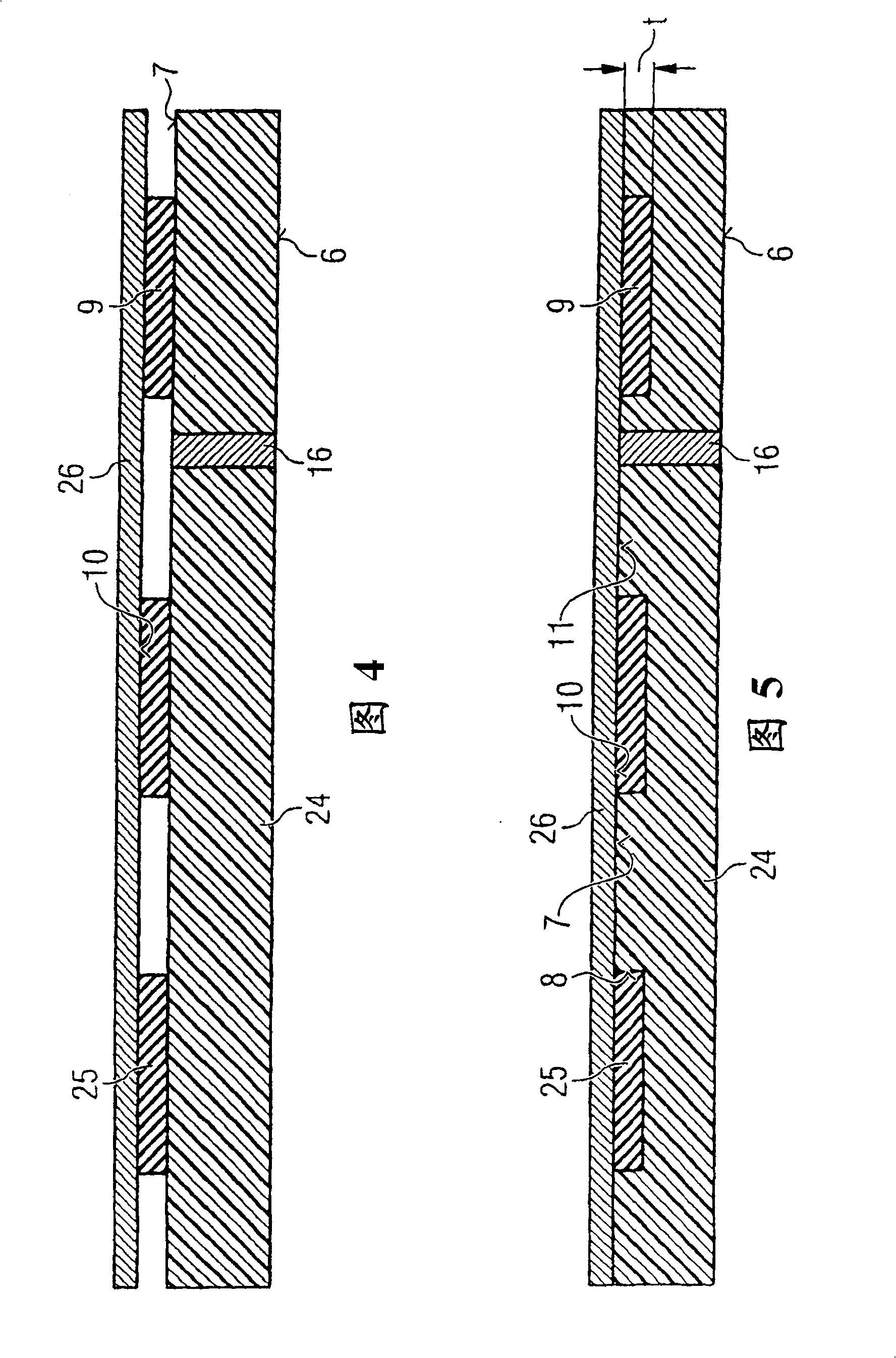 Wiring substrate of a semiconductor component comprising external contact pads for external contacts and method for producing the same