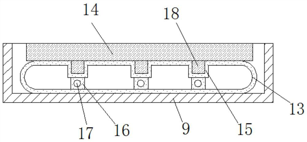 A four-field infrared thermal imager with shock absorption protection