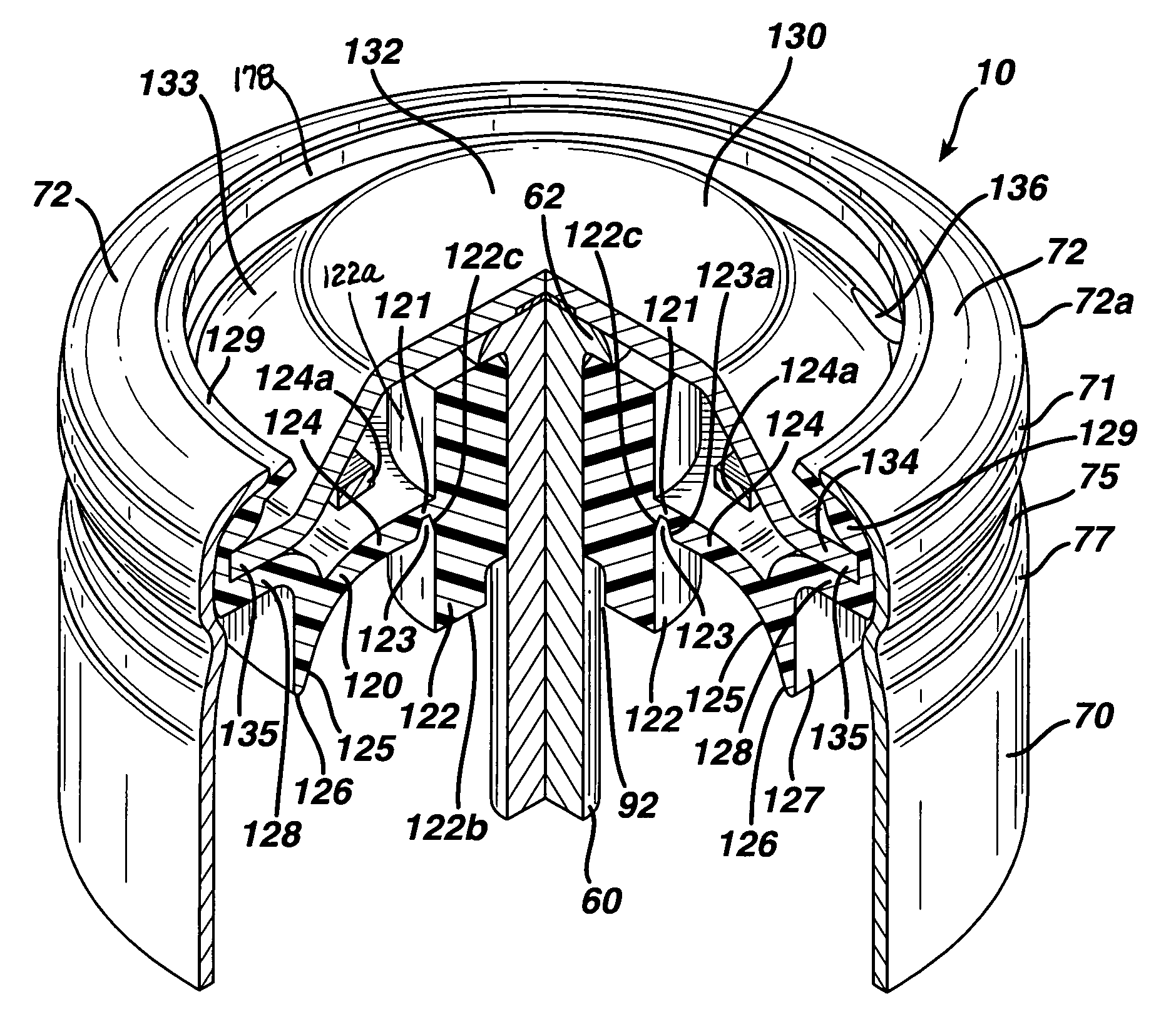 End cap seal assembly for an electrochemical cell