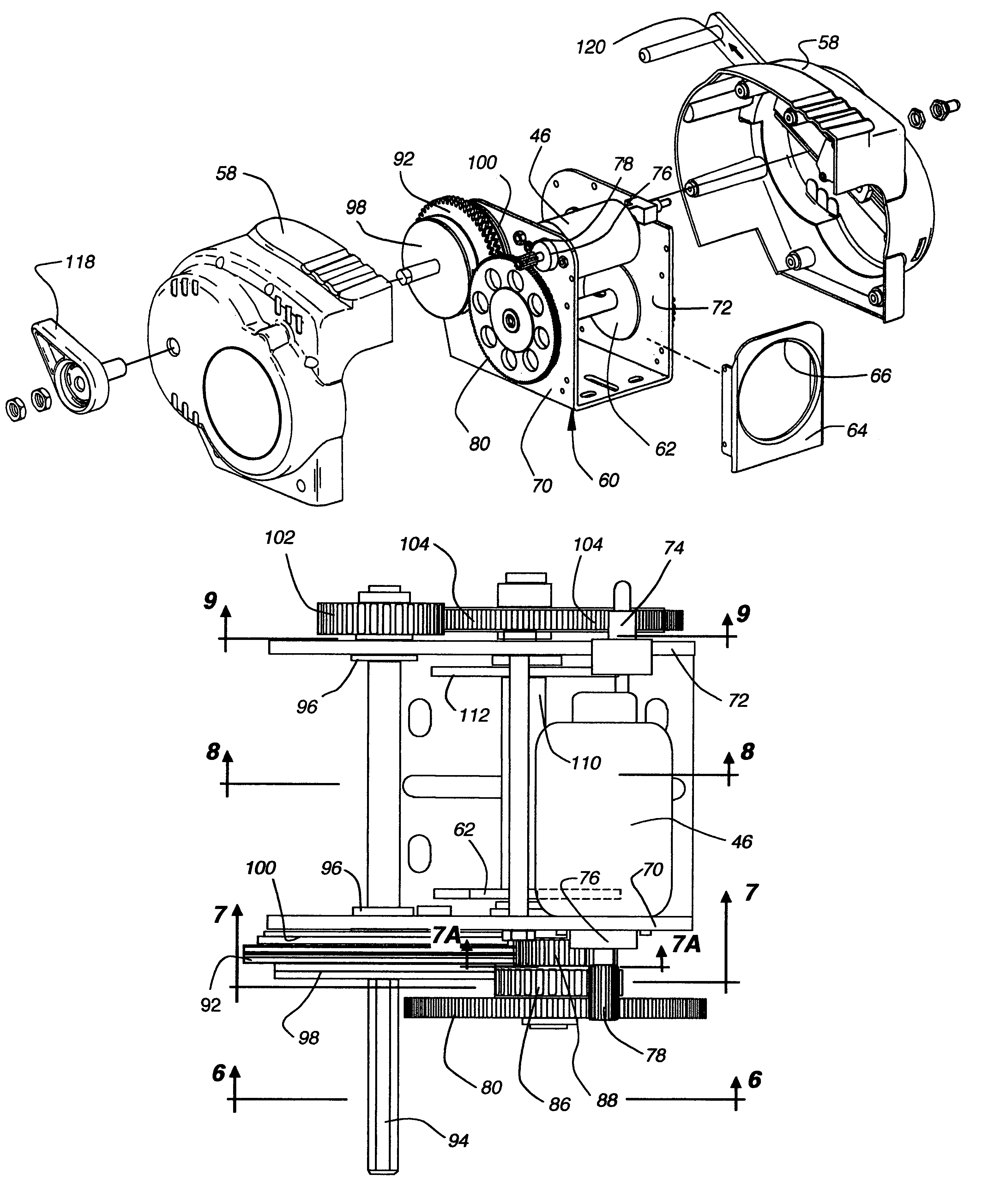 Winch for boat trailer