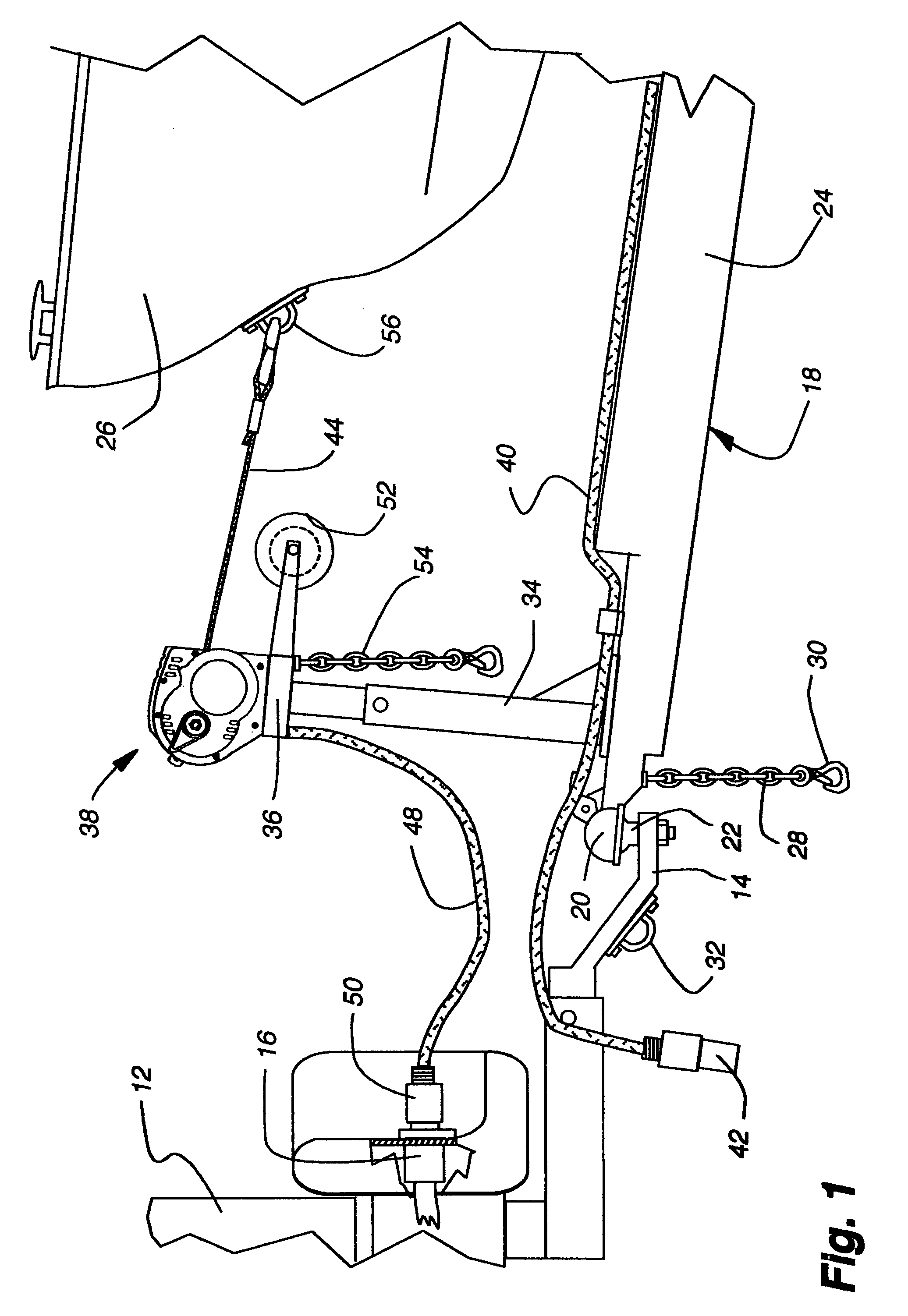 Winch for boat trailer