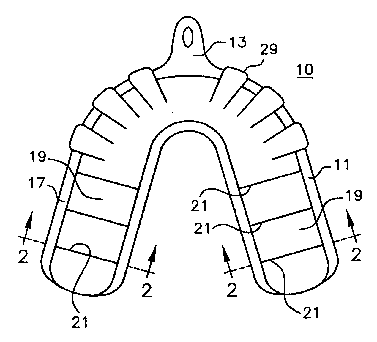 Dual tray athletic mouthguard