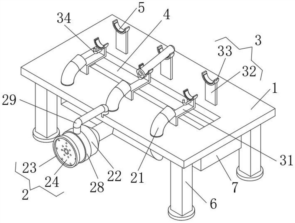 Test tube drying device for food detection