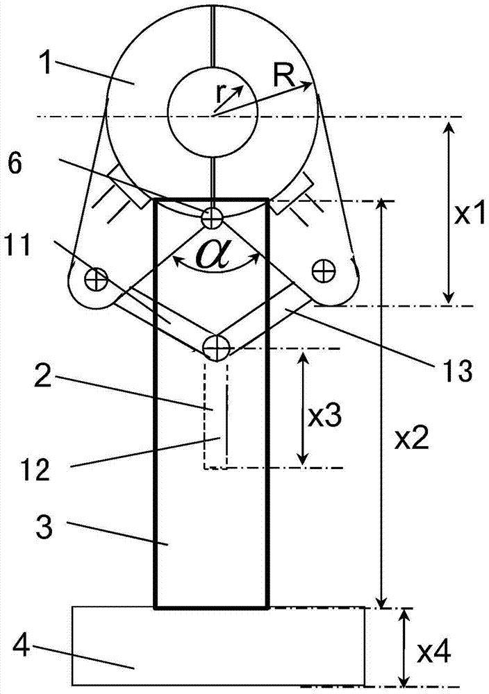 A two-petal submerged nozzle electromagnetic swirling device and its supporting device