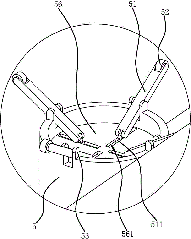 Labeling mechanism of round bowl production line