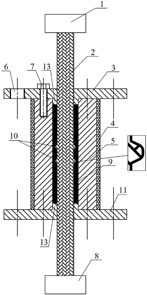 A kind of equal-volume reciprocating extrusion device and processing method of reinforced magnesium alloy plate