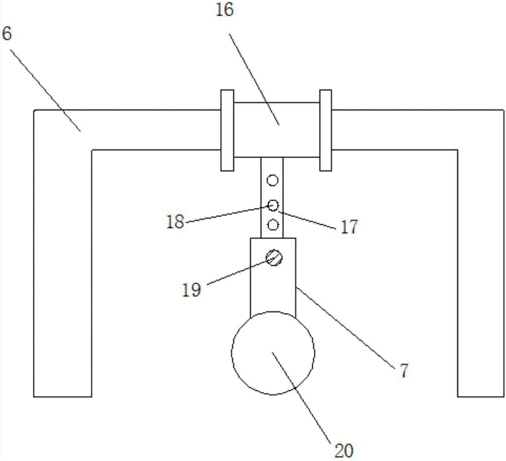 Sports equipment impact test device