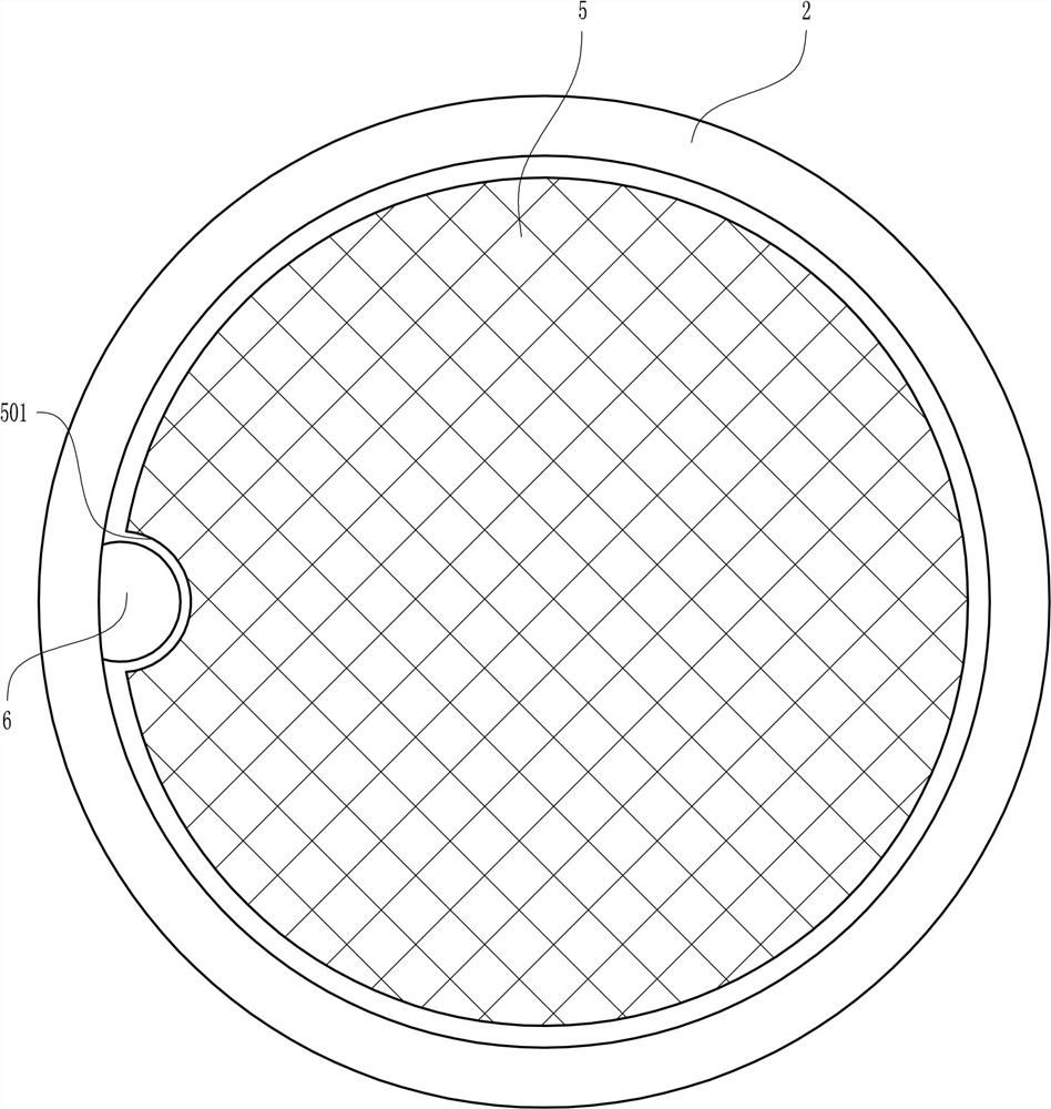 An agricultural grain screening device