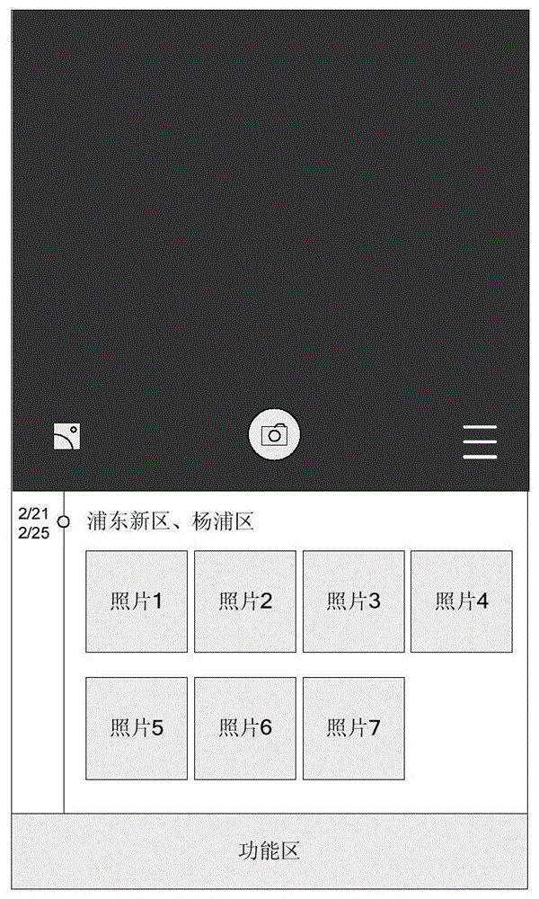 Display method and device of application interface and electronic device