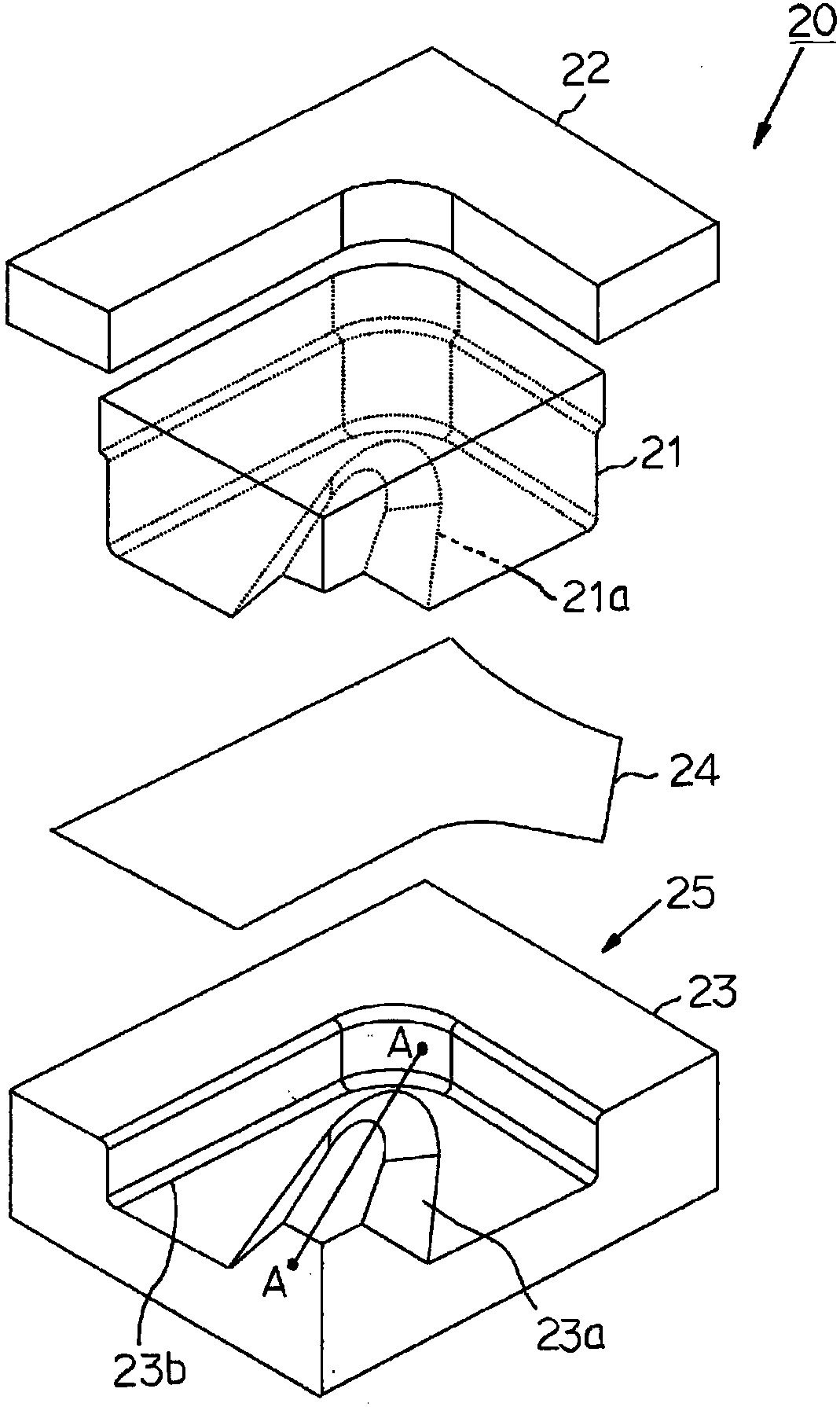 Method and apparatus for manufacturing press component