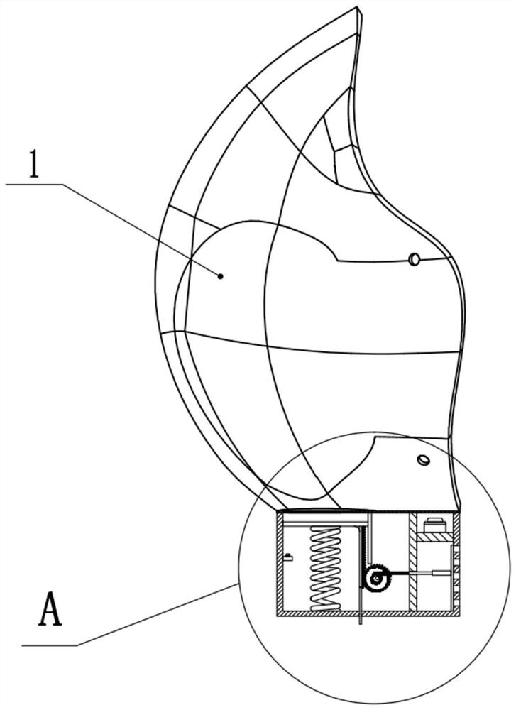 A kind of external application mask after nose surgery