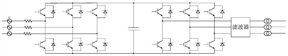 Method for evaluating state of full-power power generation system frequency converter IGBT