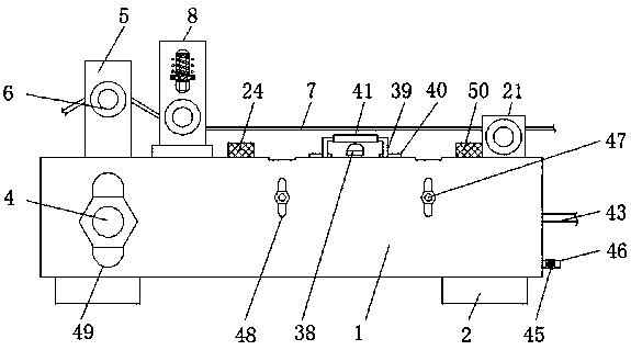 Ironing device for cleaned heavily creased fabrics