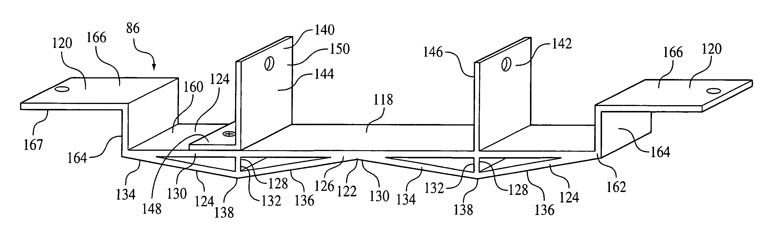 Insulated concrete form holder