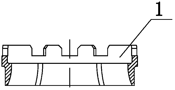 Low-retracting secondary stretch-draw anchorage supporting nut screwing device