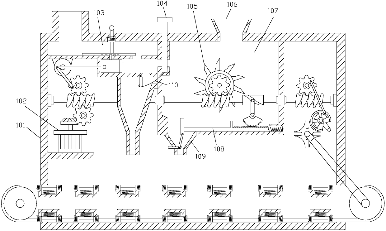 Mechanical edible mushroom filling agricultural equipment for bottled mushroom planting