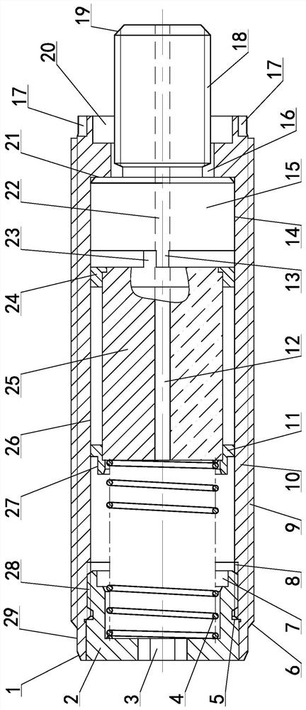 A single-drive control invisible connection method