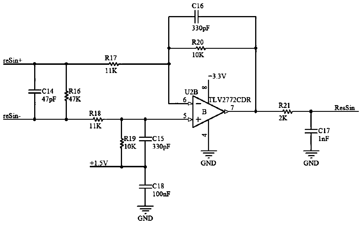 Decoding method and system for a resolver