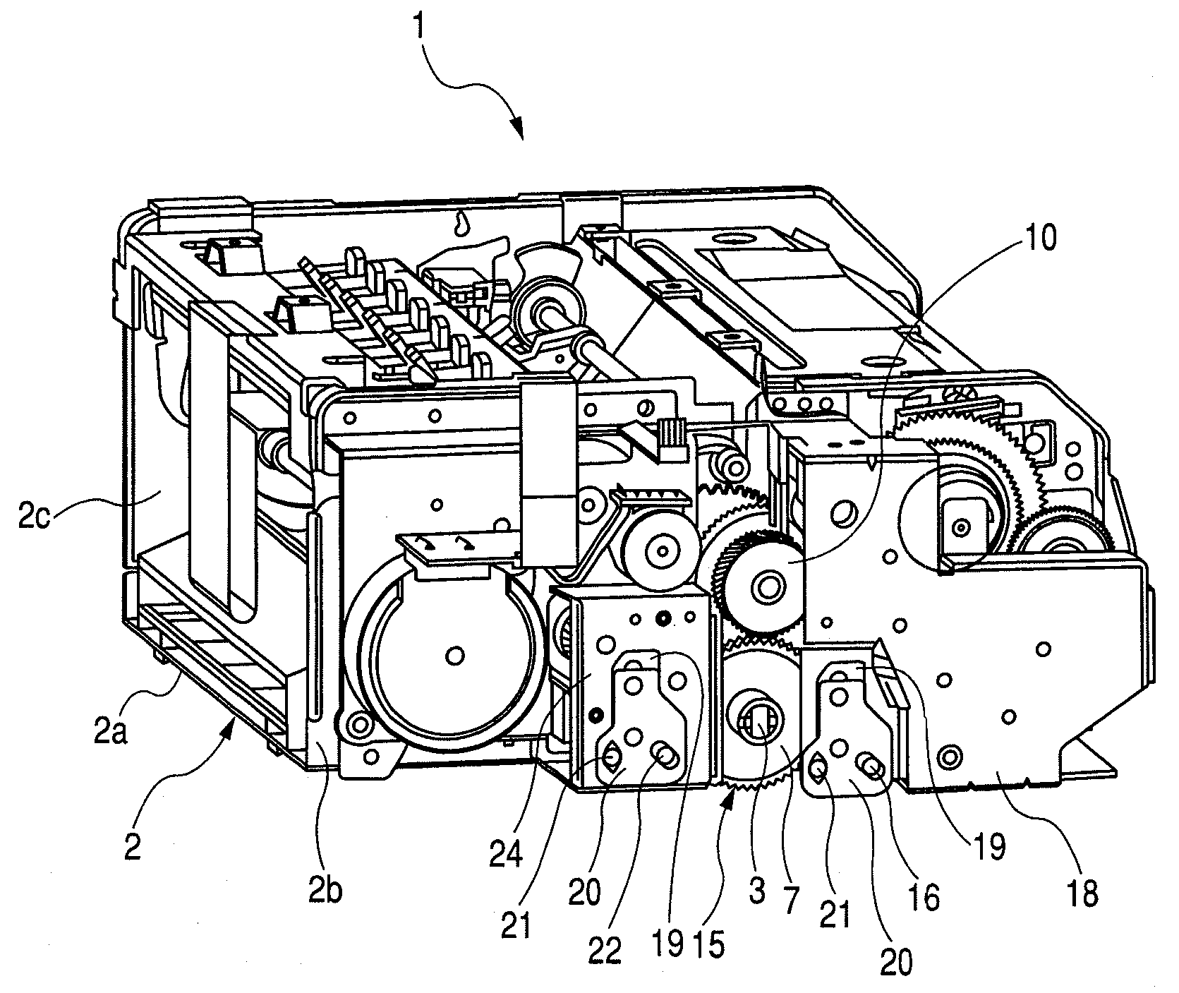 Thermal transfer line printer