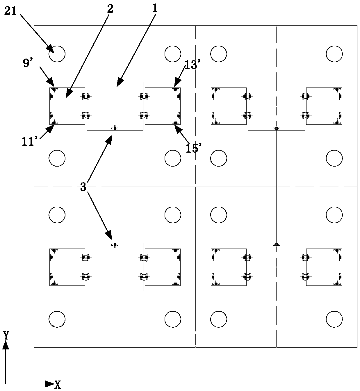 Scalable chip architecture of tile-type TR component millimeter wave