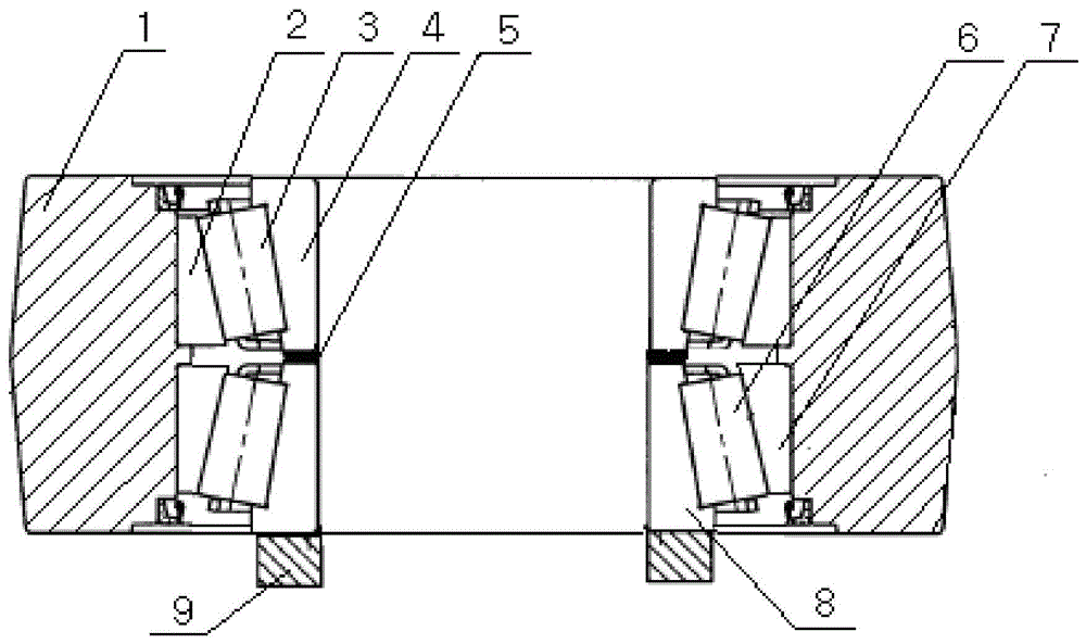 A Method for Adjusting Clearance of Double Row Tapered Roller Bearing in Universal Rolling Mill