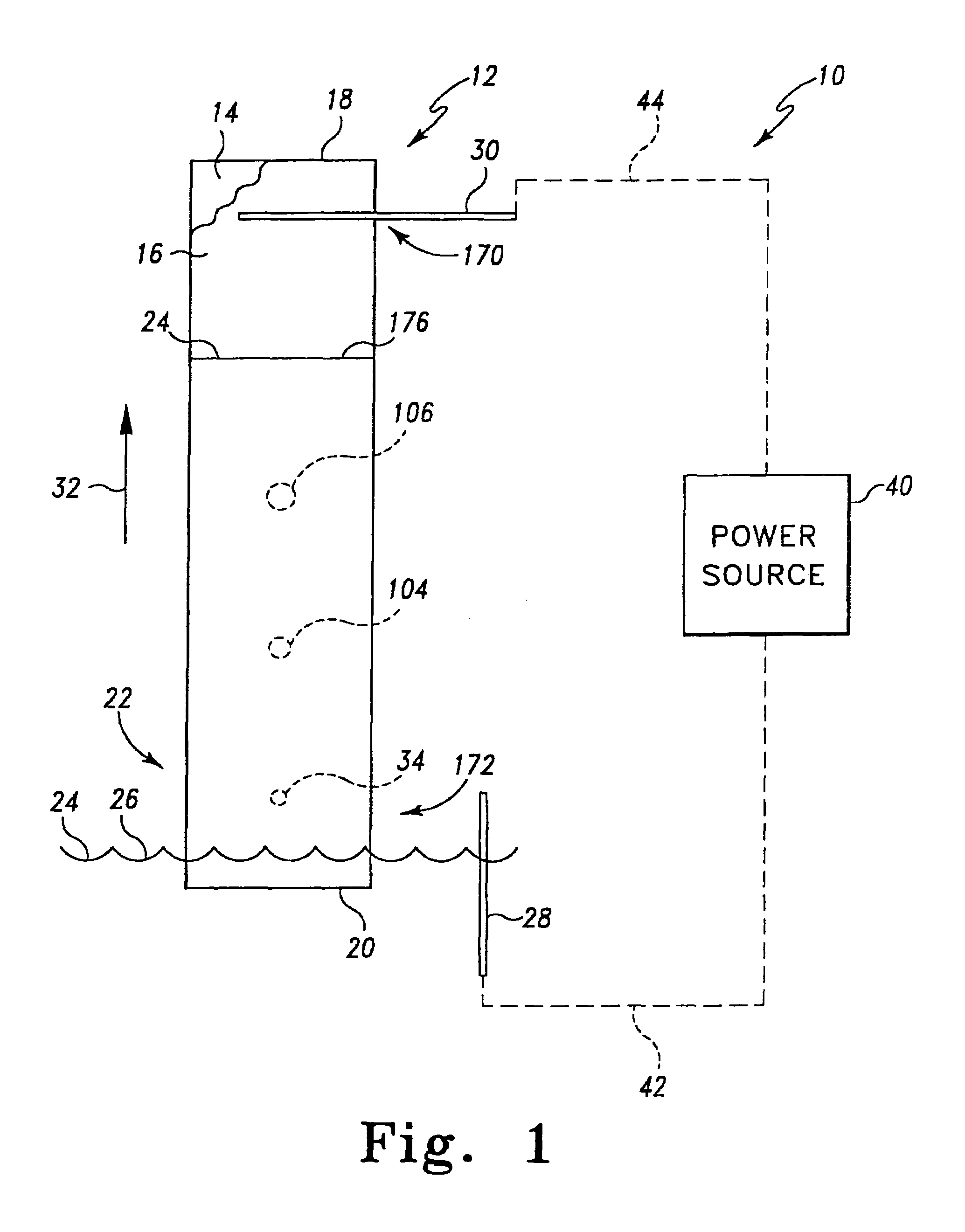 Arrangement and method for performing chromatography