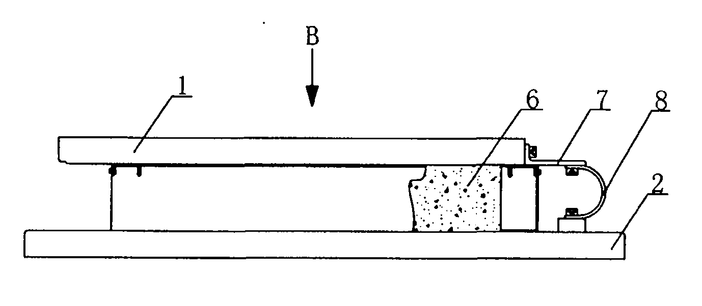 Method and fixture for reverting position of horizontal sliding table