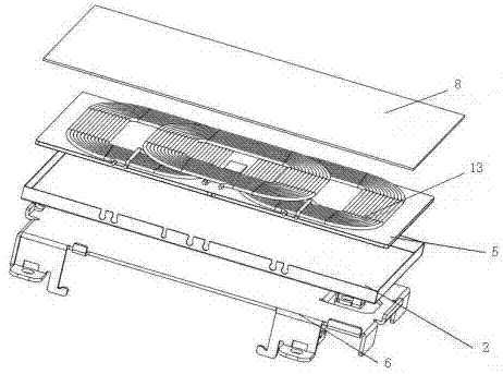 Vehicle-mounted wireless charger with low electromagnetic interference