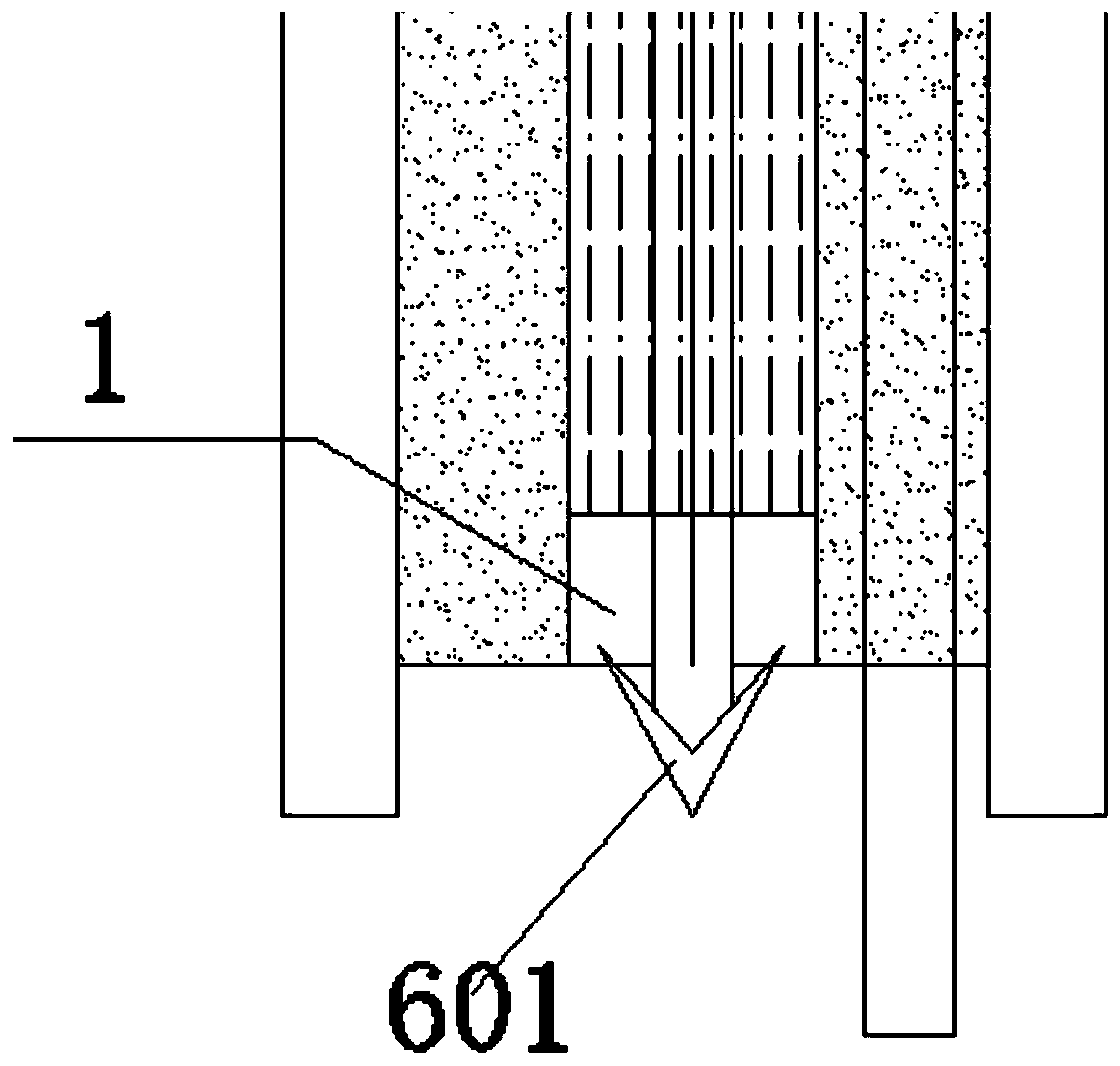 Device and method for pulling out precipitation well