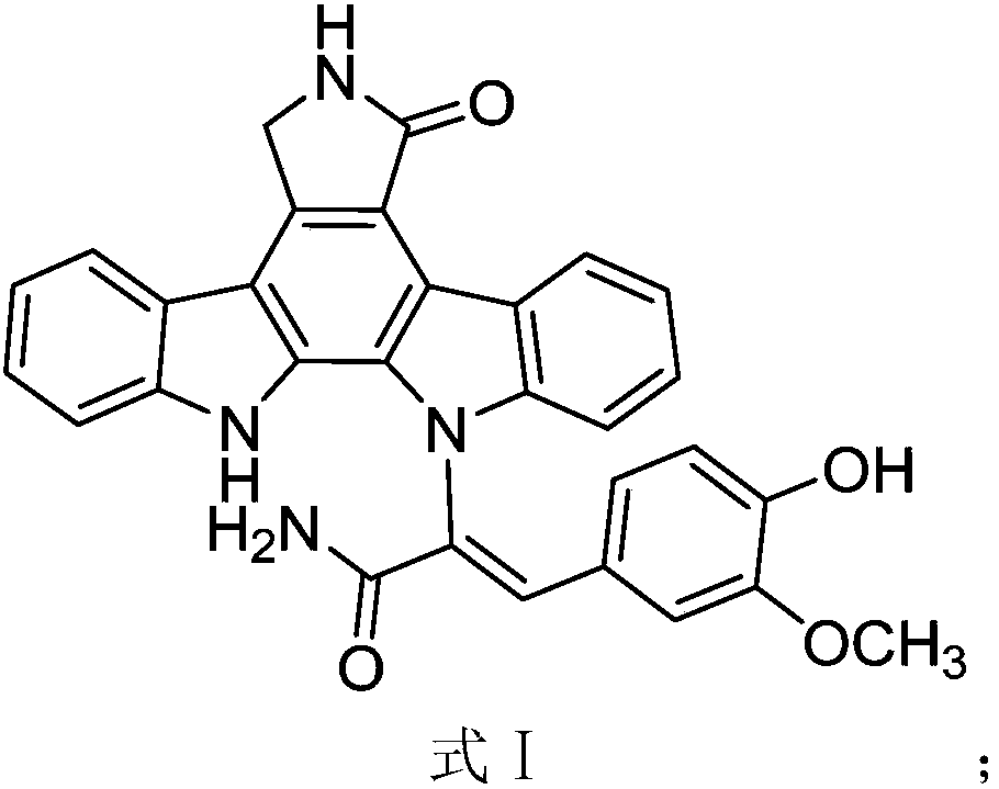 N-13 tyrosine derivative substituted indolocarbazole compound, and preparation method and application of compound