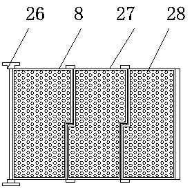 Waste chip collecting device for hinge bolt machining